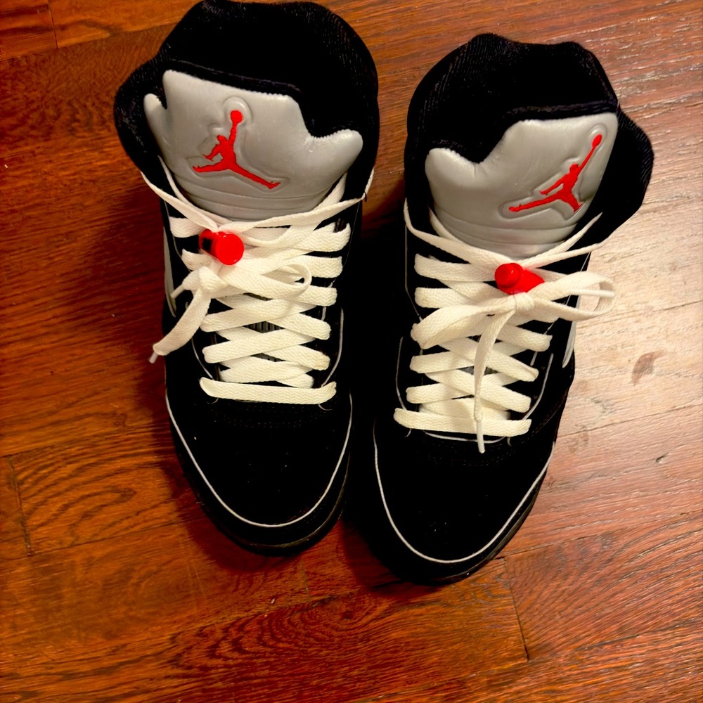 Jordan Black and Gray Women's Sneakers